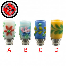 V1 Glass And Stainless Steel Hybrid 510 Drip Tip